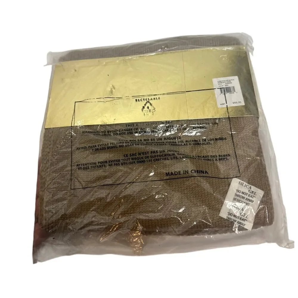 NWT MK Michael Kors Dome Studded Scarf & Hat Set